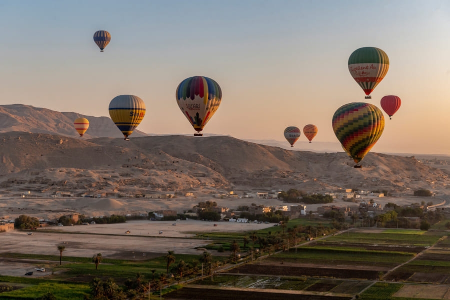 Montgolfière Egypte